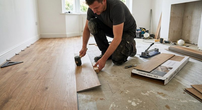 Luxury Vinyl Tile Installation in Frisco, TX