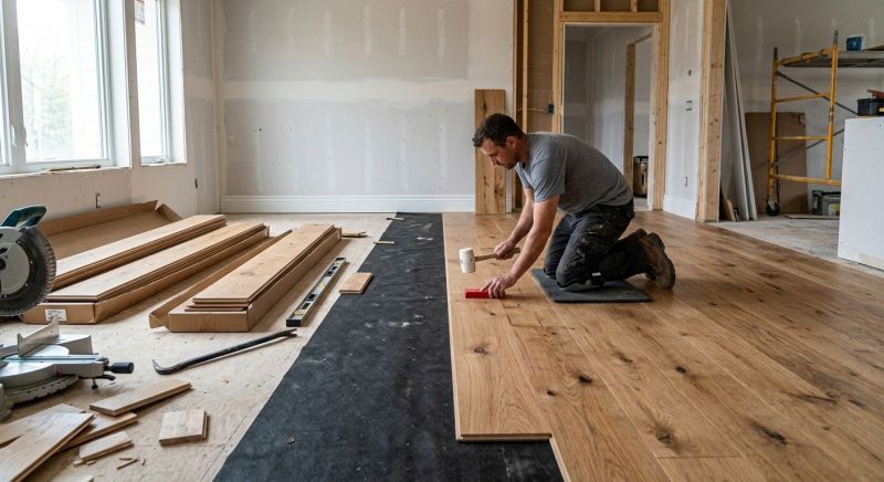 Plank Floor Installation in Austin, TX