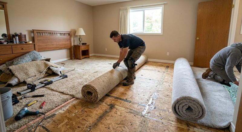 Bedroom Carpet Replacement in Toms River, NJ