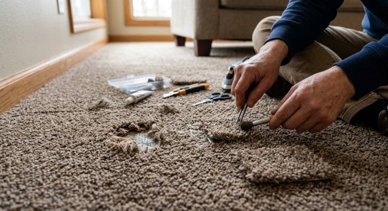 Carpet Hole Repair in Littleton, CO