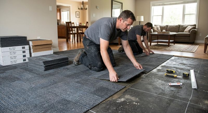 Carpet Tiles Installation in Old Bridge, NJ