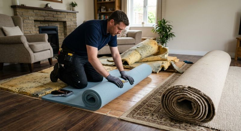 Carpet Underlay Replacement in Overland Park, KS