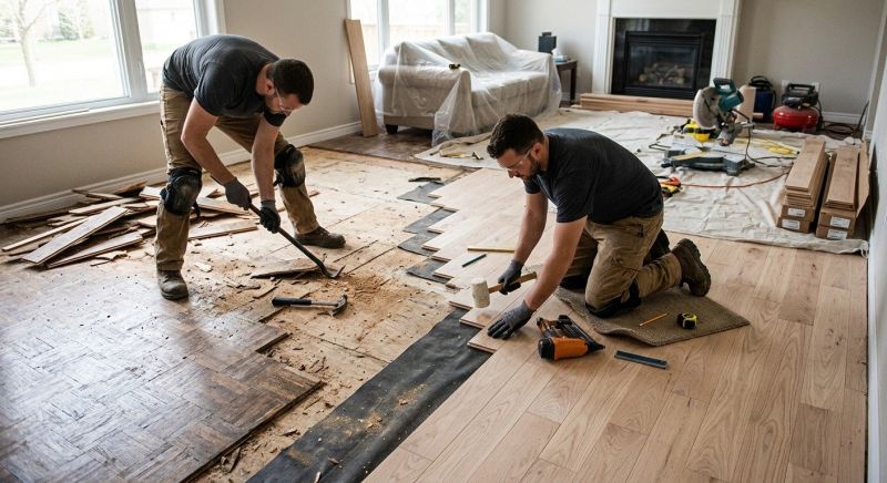 Hardwood Floor Installation in Austin, TX