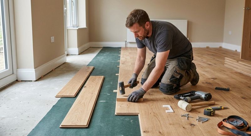 Hickory Floor Installation in Austin, TX