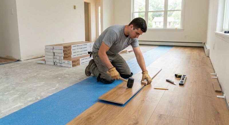 Luxury Vinyl Tile Installation in Fort Worth, TX