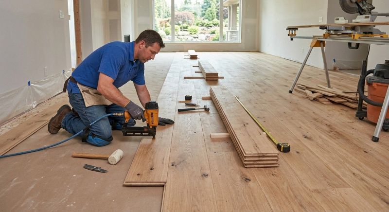 Plank Floor Installation in Austin, TX