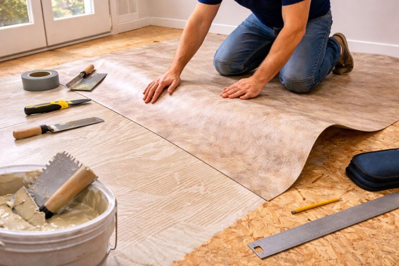 Sheet Flooring Installation in Manassas, VA