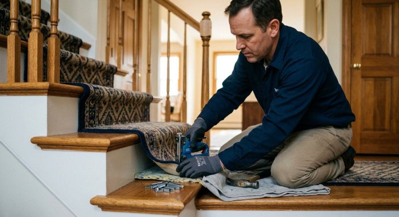 Stair Carpet Repair in Kansas City, KS