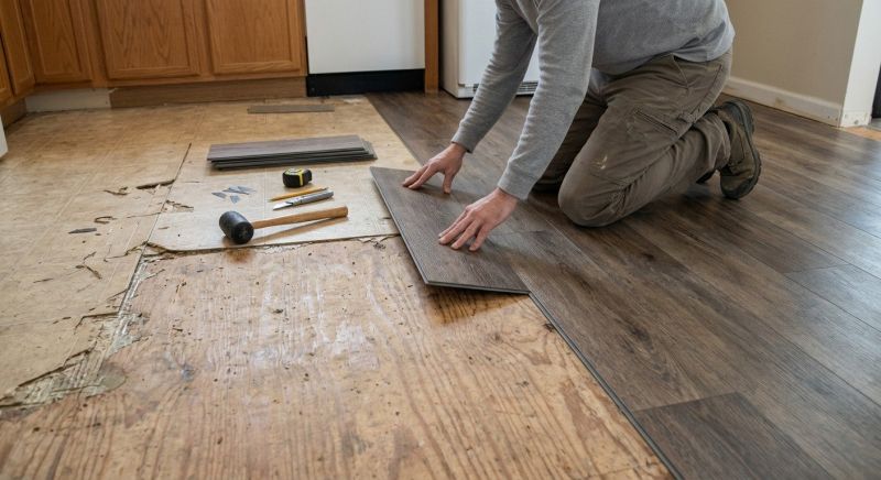 Vinyl Tile Installation in Fort Worth, TX