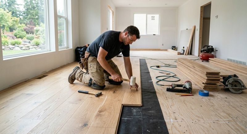 Wide Plank Floor Installation in Phoenix, AZ