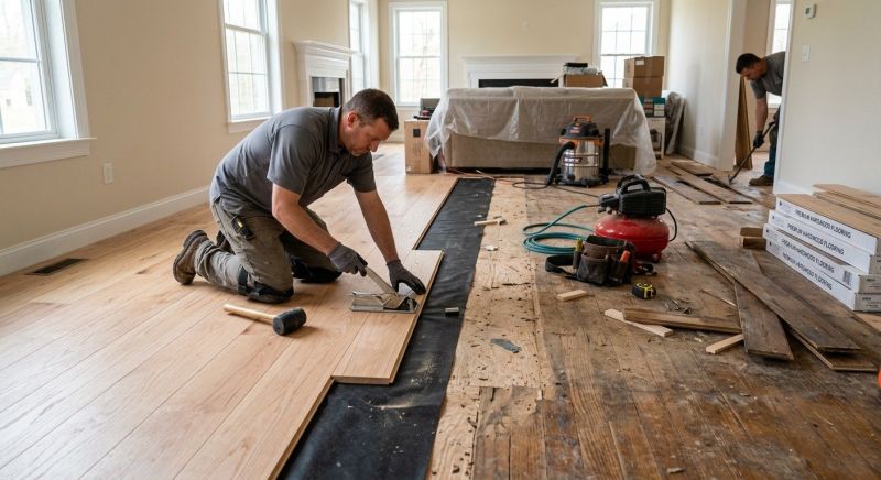 Wood Floor Replacement in Manassas, VA