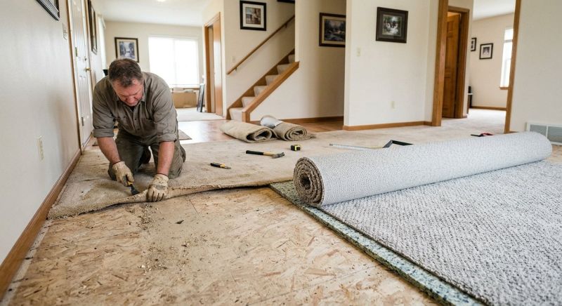 Wool Carpet Installation in Freehold, NJ
